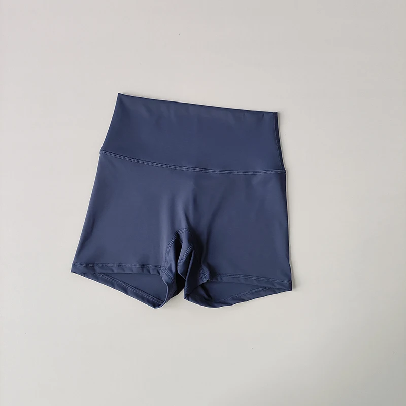 Yoga-Sportshorts, eng anliegende, elastische Dreiteilhose, hautfreundliches Gefühl, hohe Taille, hüftformend, schnelltrocknende Yoga-Hotpants – Detail 12