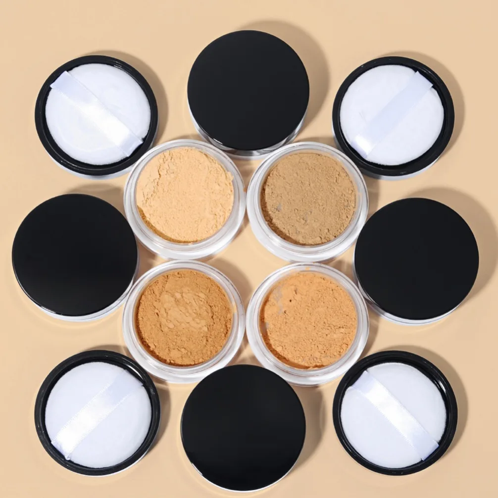 

Private Label Custom Logo Vegan 11 Color Air Setting Powder 12g Makeup Wholesale Oil Control Loose Face Powder Bulk