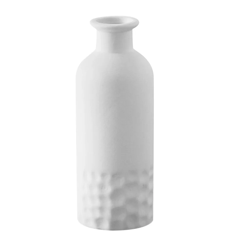 

Flower Vase White Small Vases for Decor Aesthetic Neutral Home Dining Room Table