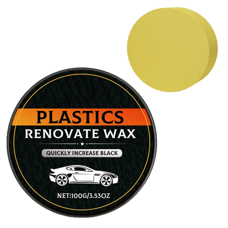 

Leather Restoration Wax 100g Car Interior Restorer Leather Couch Scratch Repair With Sponge Protective Leather Scratch Remover