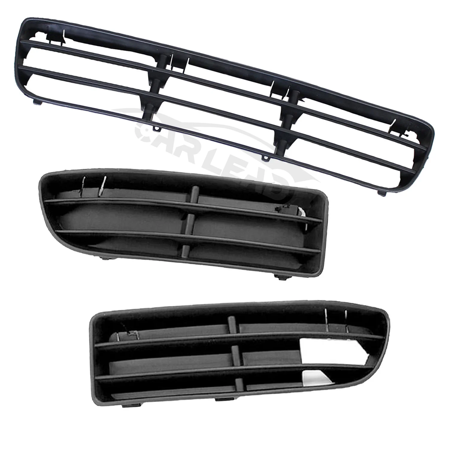 For VW Bora Jetta MK4 1999-2004 2005 1 Set Front Bumper Lower Grille Side Center Vent Fog Light Frame 1J5853677B 1J5853677C
