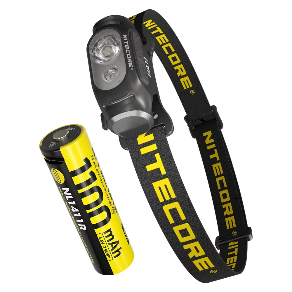 

Nitecore HA11 with NL1411R Rechargeable Battery Multipurpose Ultra Lightweight AA Headlamp Outdoor Camping Hiking Night Running