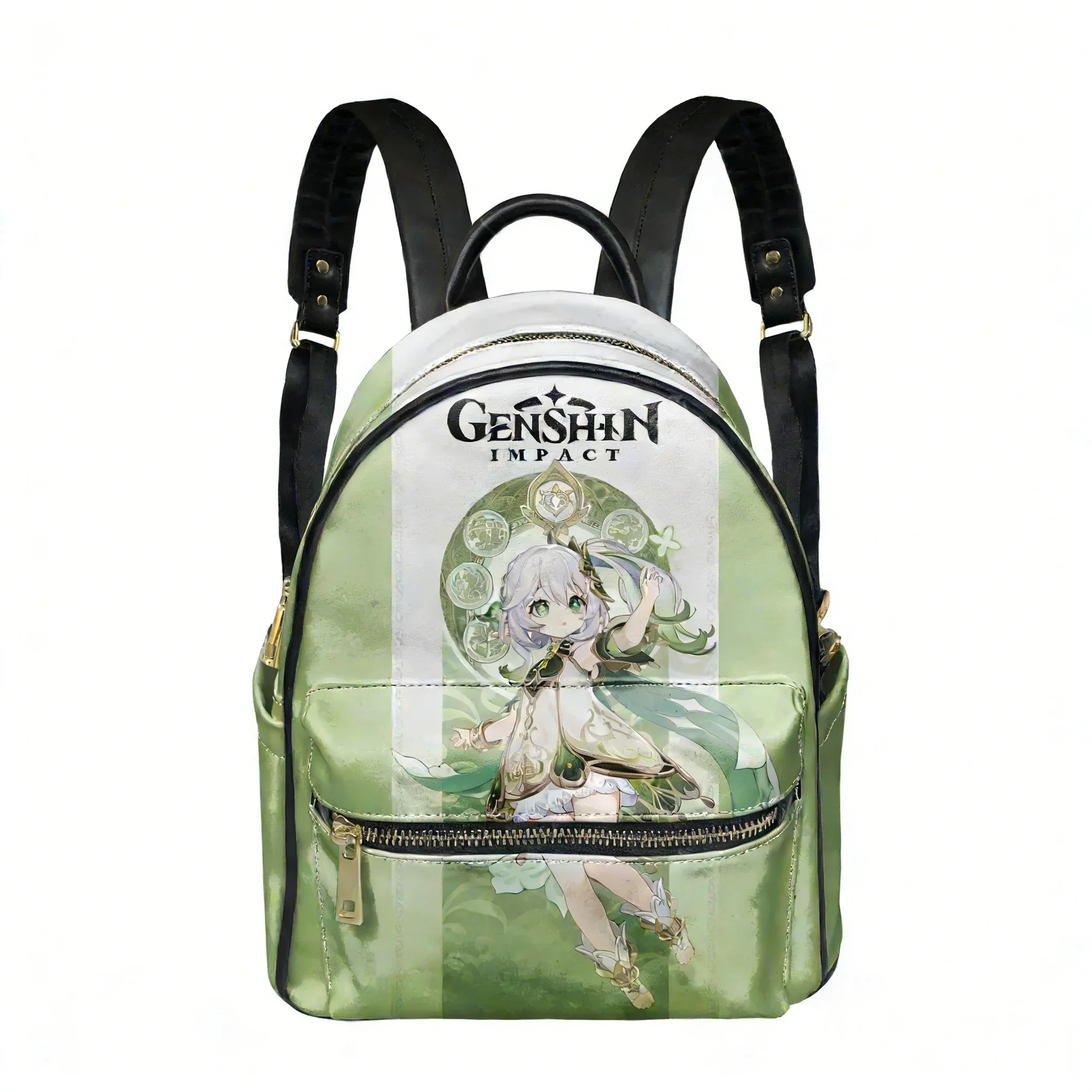 Genshin Nahida Backpack Womens Mens Knapsack Custom Text Image Double Shoulder Bag Business Travel Bookbag Rucksack Gift Daypack