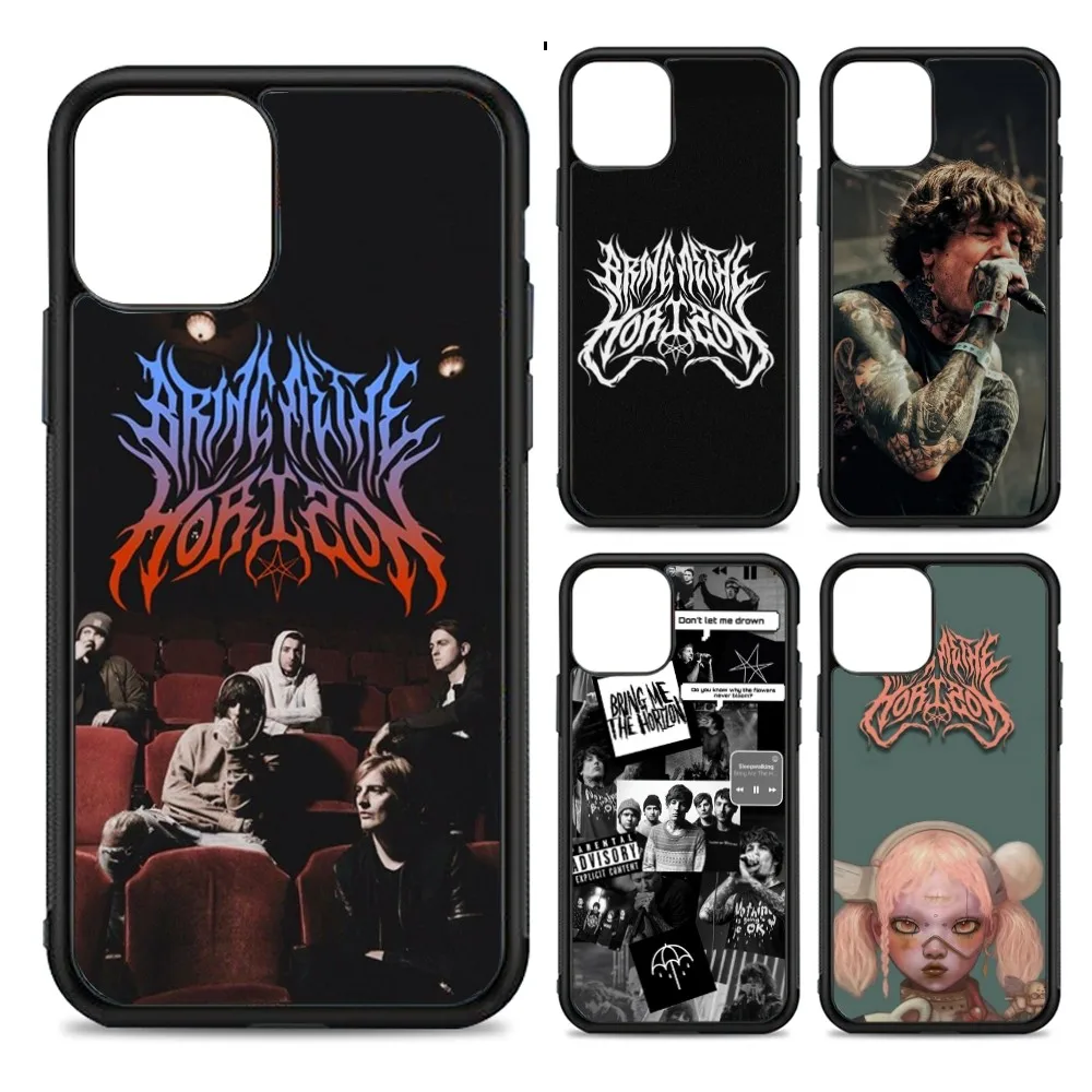 BMTH B-Bring Me The H-Horizons Phone Case Silicone PC+TPU For For IPhone 11 12 13 14 15 16 Plus Pro Max Cover