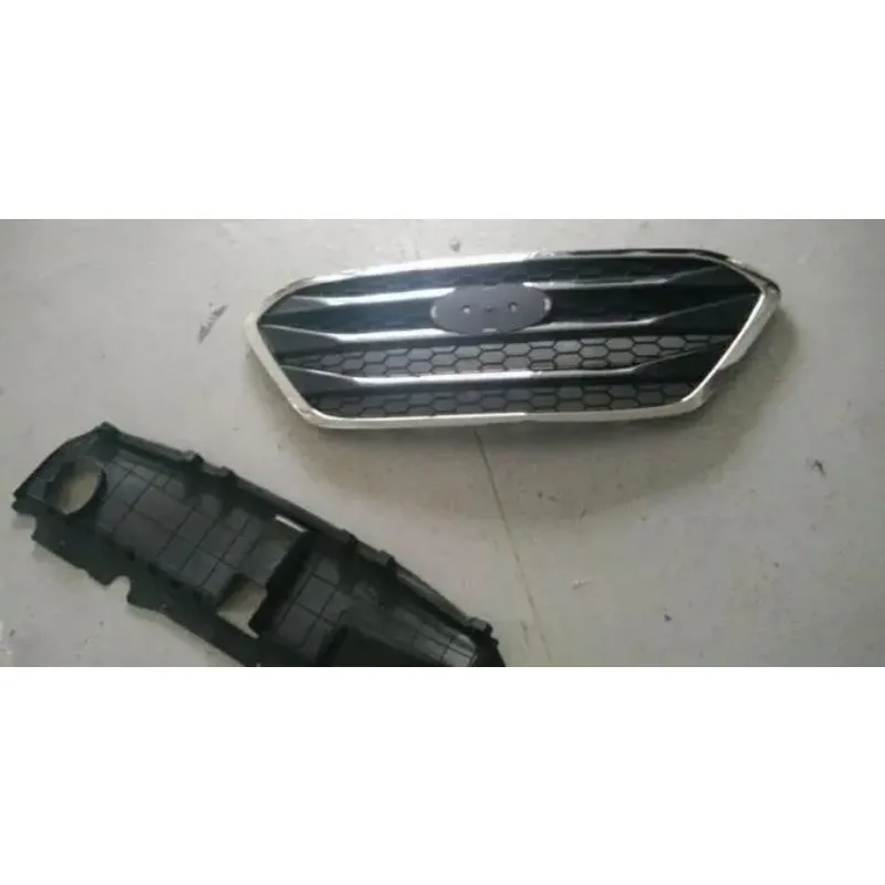 2009-2015 For Hyundai ix35 high quality ABS chrome front grille Refit around trim trim grills Racing.