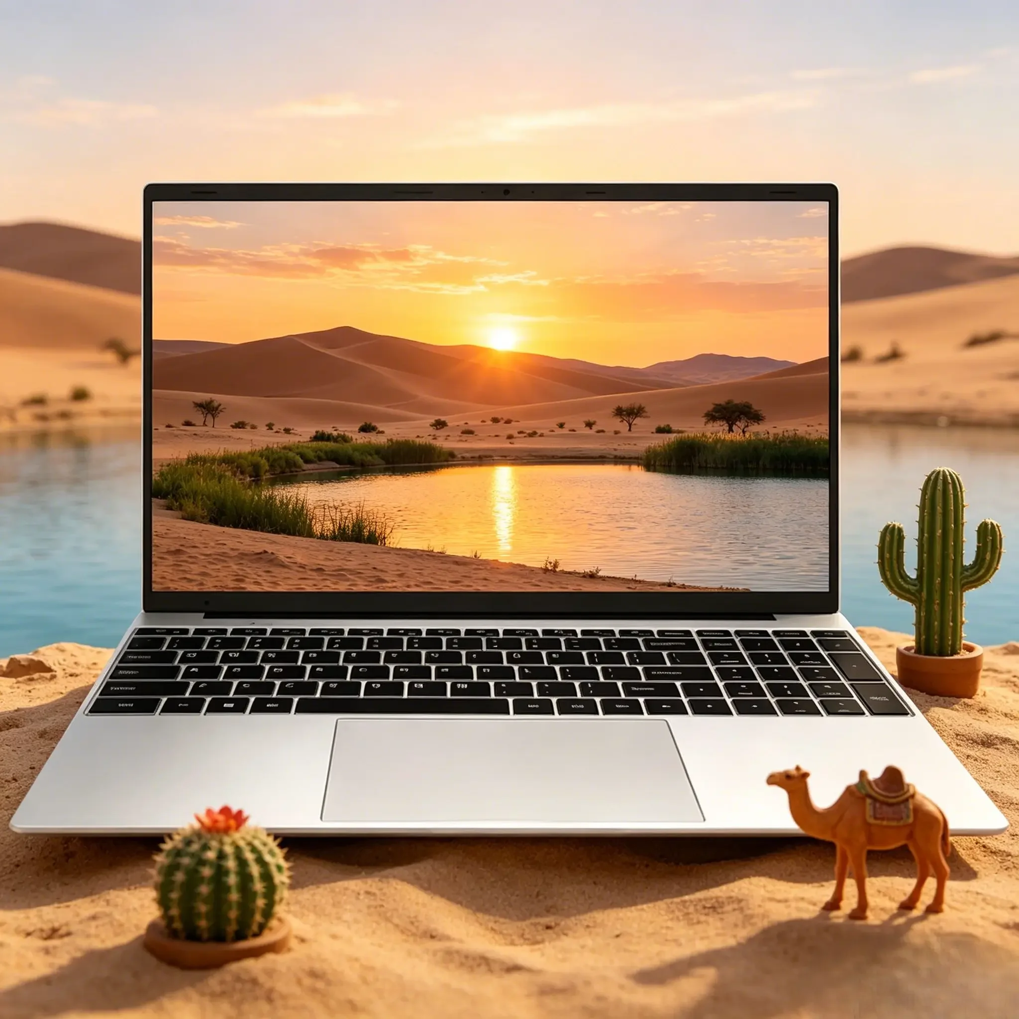 

2026 New15.6" N95 Laptop, 120Hz FHD IPS Screen, 32GB+2TB SSD, 7500mAh Battery, Backlit Keyboard, Ultra‑Thin Notebook