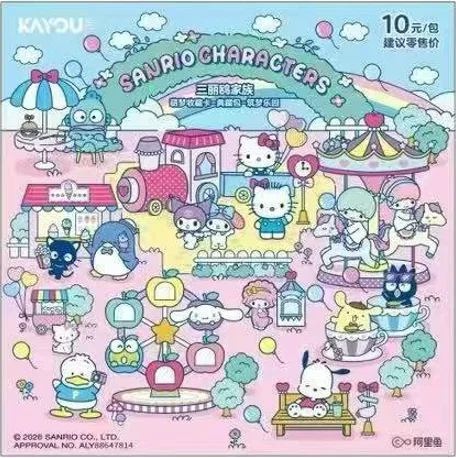 KAYOU Genuine Sanrio Characters Dream Collection Trading Cards Display Box Hello Kitty Kuromi My Melody Cinnamoroll Collectible