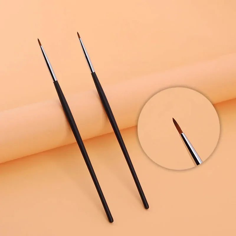 2Pcs Precise Eye Makeup Brush Professional Eyeshadow Eyeliner Lip Brushes Acne Spots Concealer Beauty Cosmetic Tools For Women