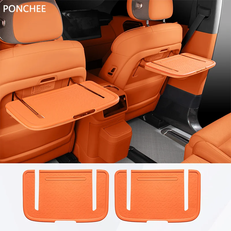 

For Lynk&Co 900 2025-2026 Car Small Table Board Protective Pad Silicone Car Interior Protection Pad Automobile Supplies