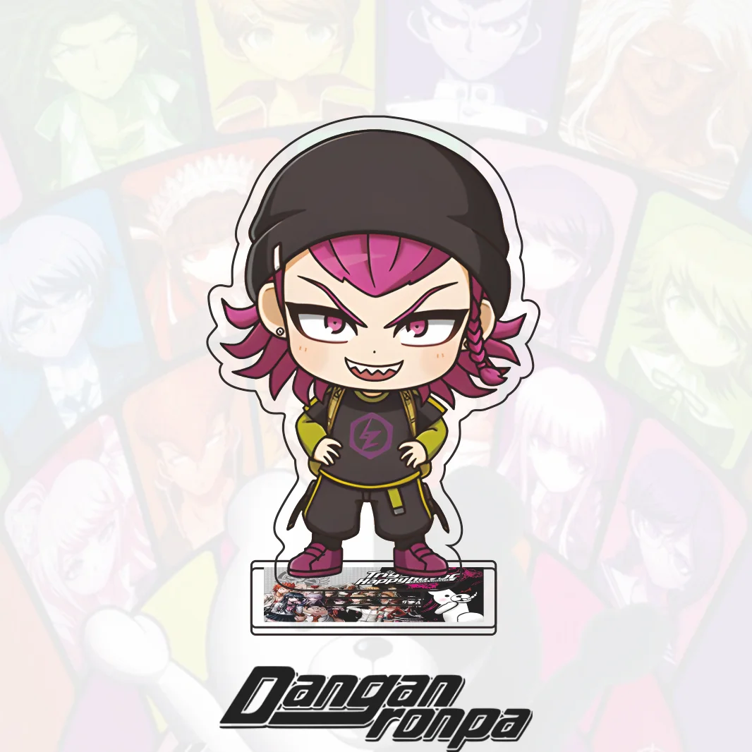 Danganronpa Q Version Acrylic Stand Nagito Chiaki Kokichi Kirigami Hajime Saihara Character Standee Anime Desk Decor Keychain