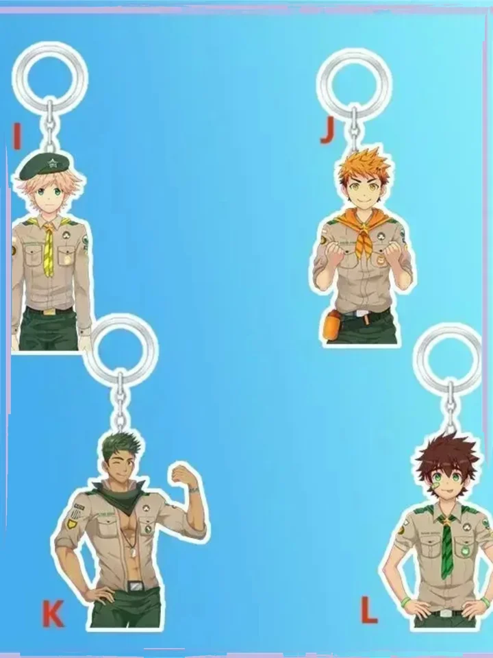Camp Buddy Yoichi Yukimura Instructor Goro Double-Sided Keychain