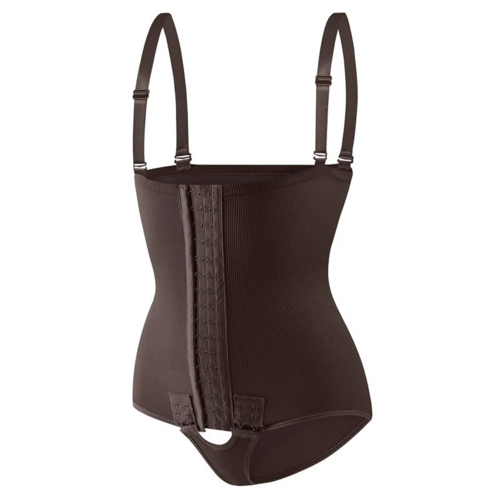 

Seamless Women Bodysuit Shapewear Multi-rows Hook High Compression Body Shaper Corset Tummy Control Open Crotch Slimming Sheath