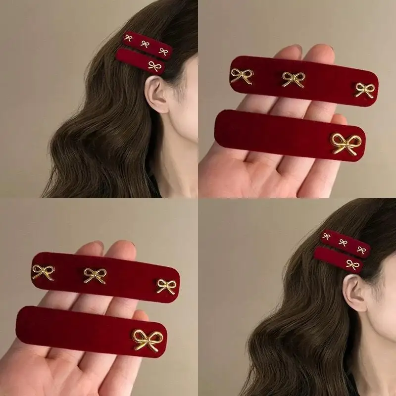 

Бархатная заколка-бабочка BB подходит для праздничных банкетов. Приморская заколка для волос с элитным прикосновением в качестве аксессуара для волос.