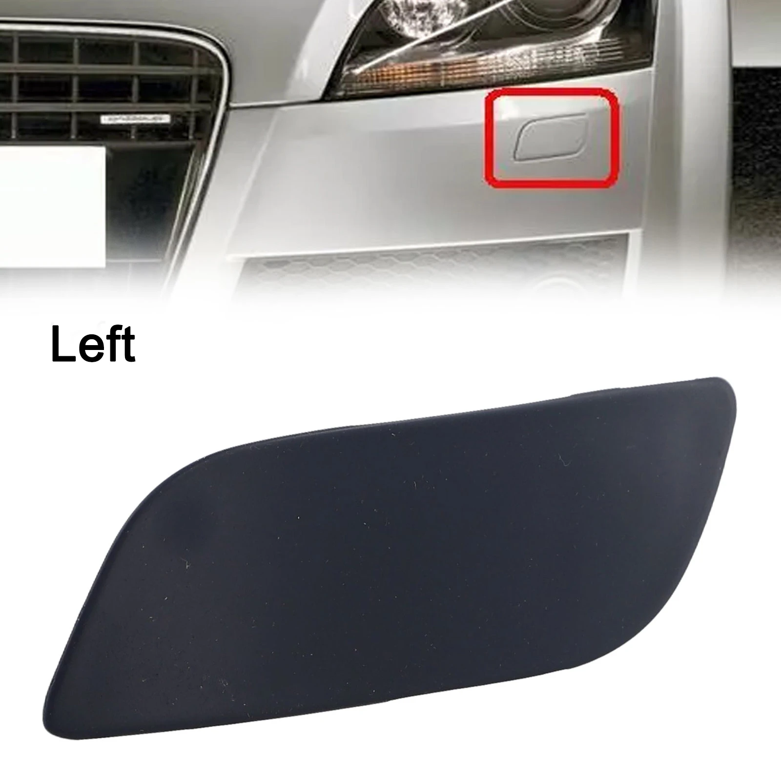 

For TT For TTS Left Headlight Washer Cover Cap Direct Fitment Replacement for Years 2007 2014 Part No 8J0807753B