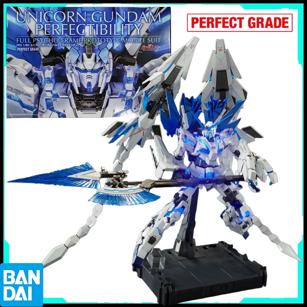 100% autentico Disponibile BANDAI GENUINE GUNDAM PB PG 1/60 Perfect Unicorn Gundam Kit modello di assemblaggio armatura completa
