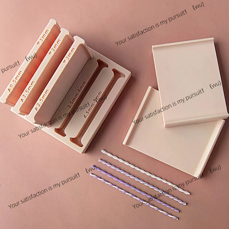 0.5-5mm Soft Clay Strip Rolling Molds DIY Hand-rolled Clay Strip Woven Earrings Bracelet Pendant Making Polymer Clay Tools