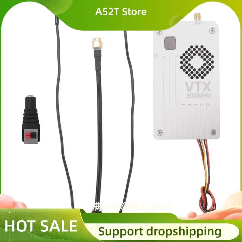 A52T Distance Transmitter 300Mhz 5W FPV VTX Wireless Video Transmitter Receiver Rushfpv Parts