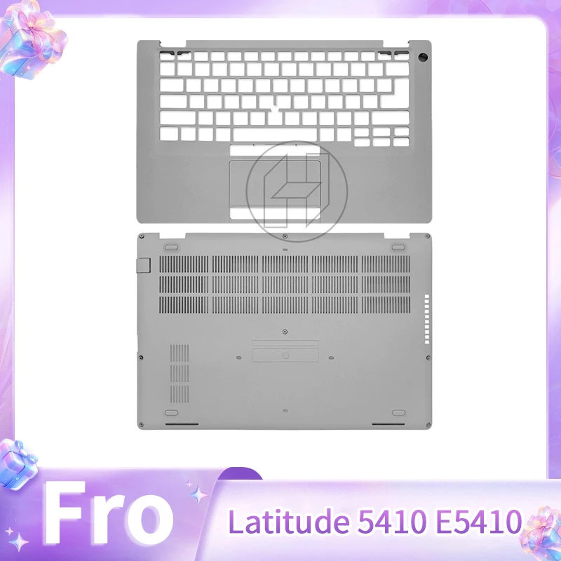 

NEW For Latitude 5410 E5410 Palmrest Top Lower Bottom Case 0NKPM7 00W819 Silver