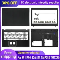 Nuevo para Aspire E5-575 E5-575G E5-523 E5-553 E5-576 LCD contraportada bisel frontal reposamanos cubierta inferior bisagras superiores TMP259 TMTX50