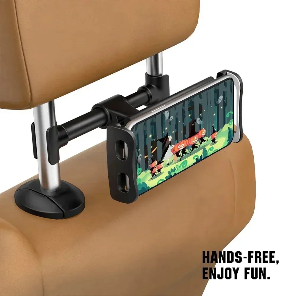 Universell 360 ° Drehbarer Auto-Kopfstützenhalter für Tablets und Smartphones, 4-11 Zoll, Passend für iPad Air und Ähnliche Geräte – Detail 13