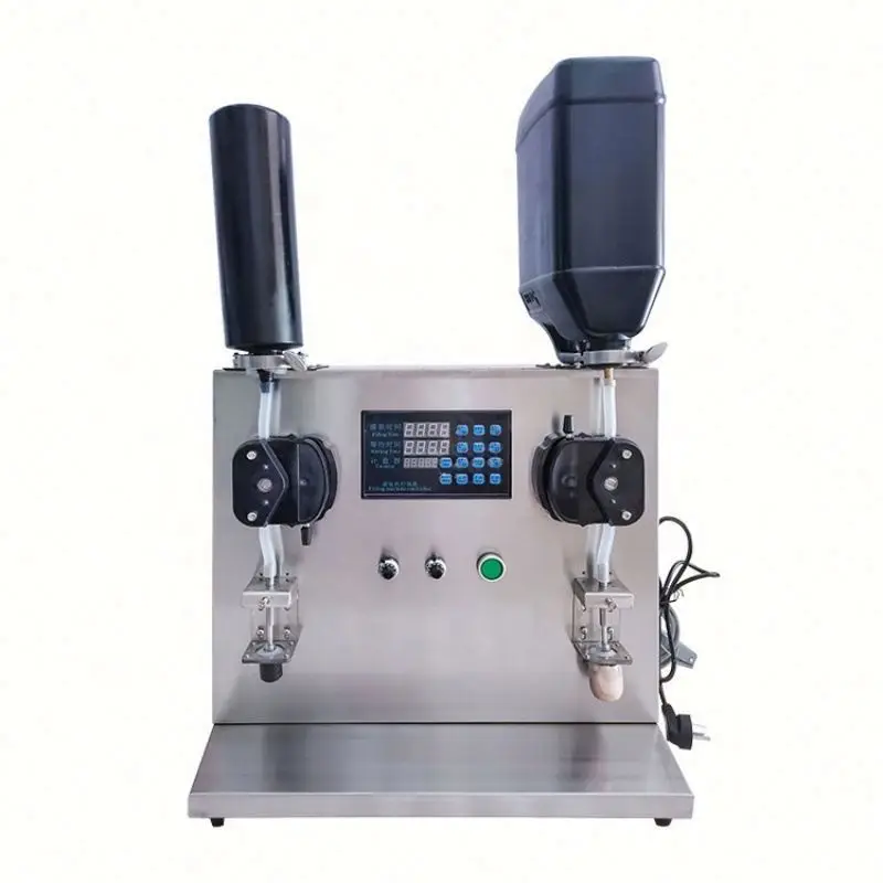 Double Head Multi-purpose UV Glue Nail Polish Glue Mascara Lipstick Thread Glue Sealant Paste Liquid Filling Machine LRDB-2A