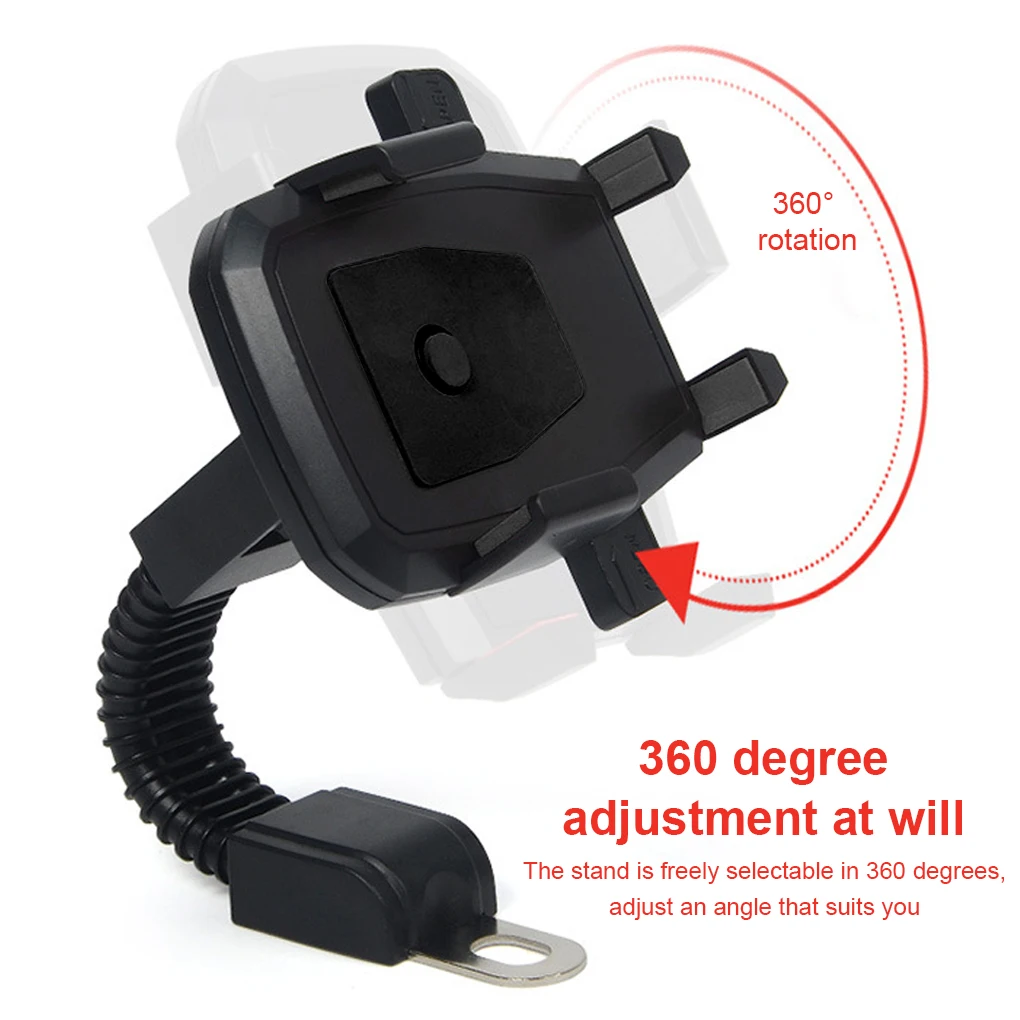 Rearview Mirror Phone Mount Fixed Shelf Cellphone Holder Modified Part