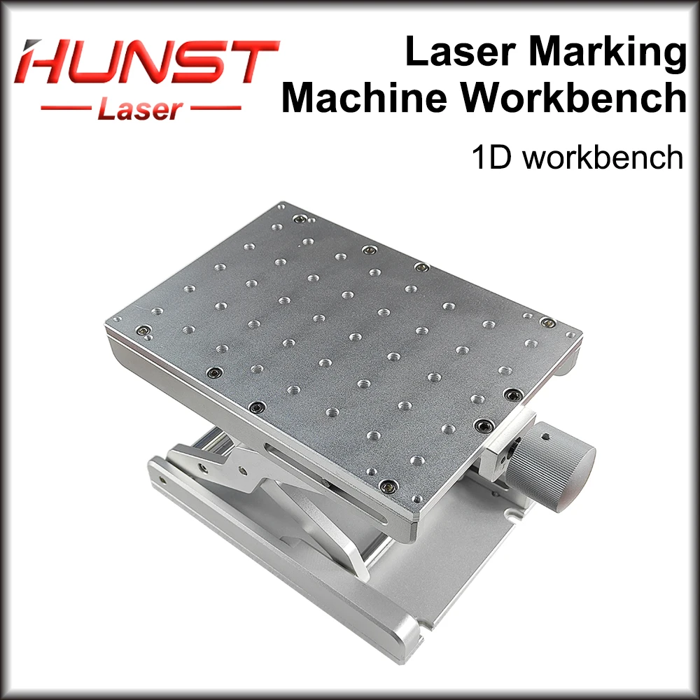 Imagem -06 - Hunst 1d Movendo Worktable Gabinete Portátil para Máquina de Marcação a Laser Plataforma de Elevação Manual 210x150x75 mm