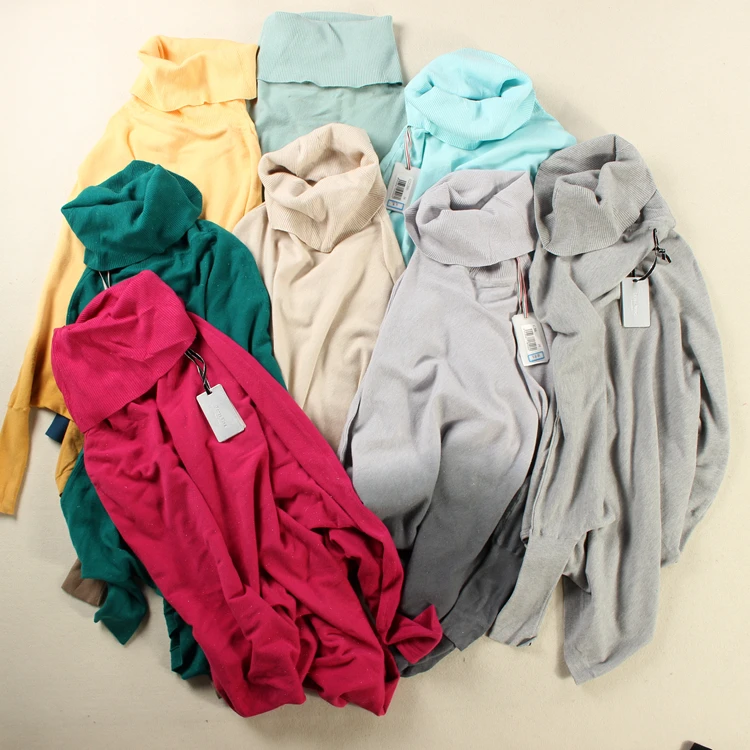 

Женский свободный длинный свитер с высоким воротником Sve Batwing Sve C87, базовый слой, весенне-осенний топ Faion, женский трикотаж