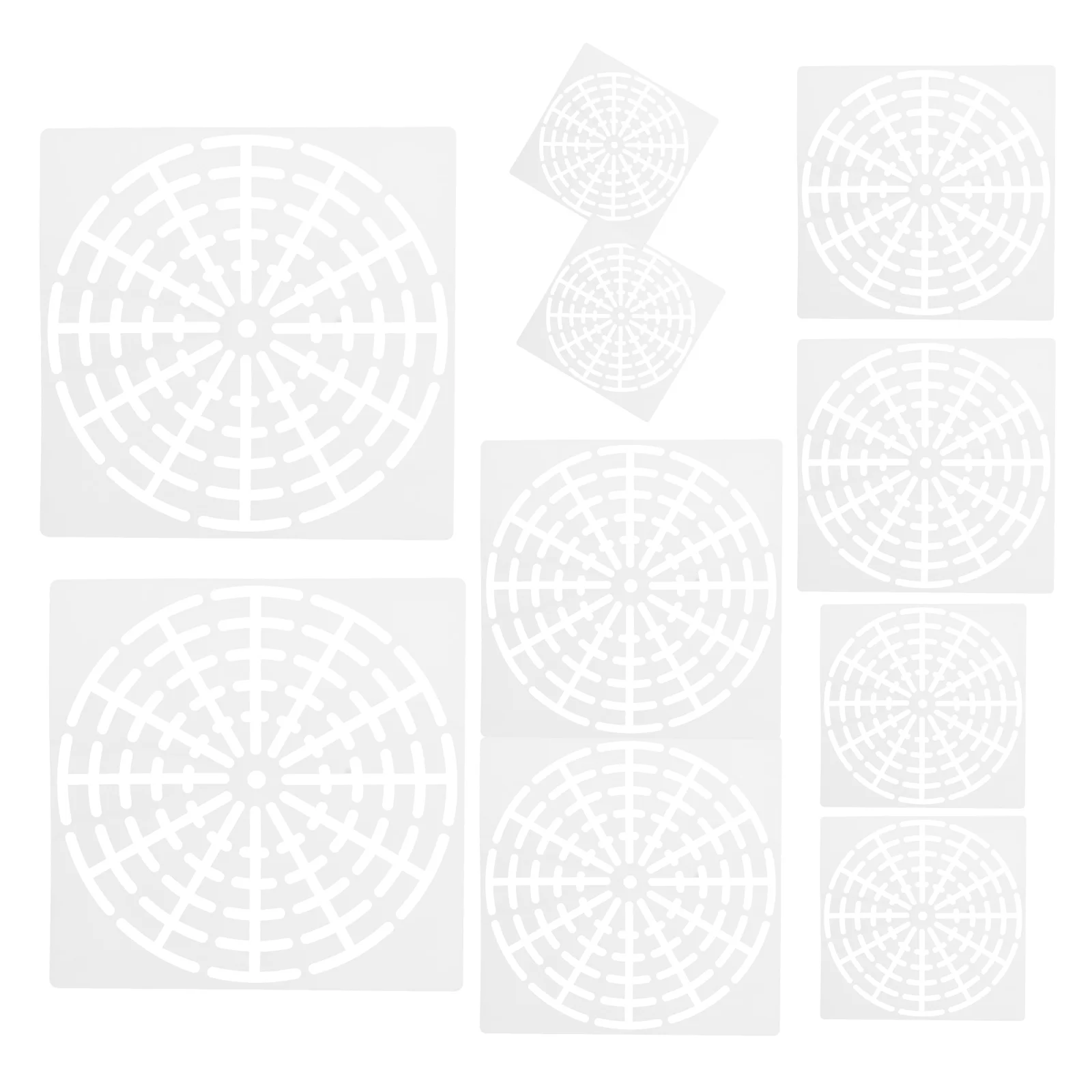 

10Pcs Mandala Stencil Creative DIY Handpainted Template Reusable Precision Design for Stone Painting Home Decor