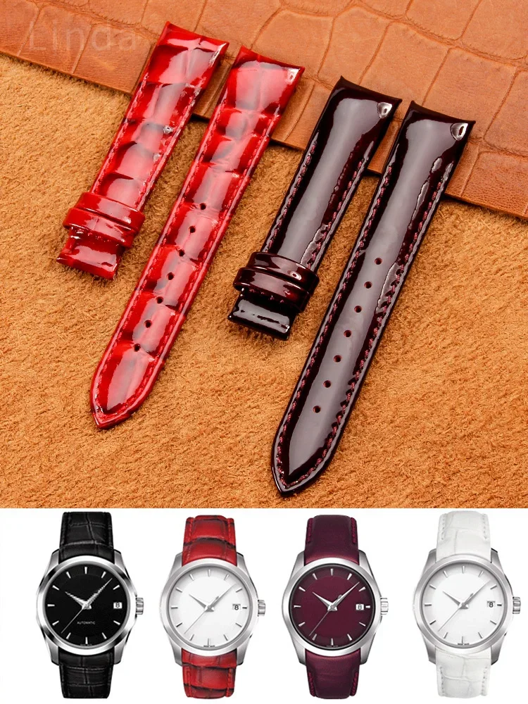 لتيسو 1853 كوتو T035 حزام ساعة من الجلد الطبيعي ساعة نسائية T035210a حزام حزام الساعات Accessories18mm