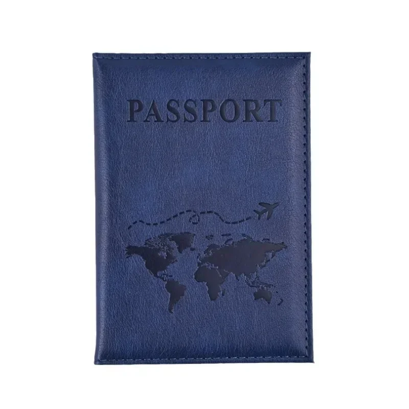 Funda protectora para pasaporte y billete de viaje para hombre y mujer, tarjetero de identificación, cartera, monedero, nueva funda Vintage de cuero