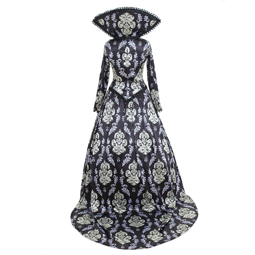 أزياء ذات مرة ريجينا ميلز التأثيرية للنساء فستان تاريخي لحفلات الهالوين كرنفال لعب الأدوار بدلة كاملة