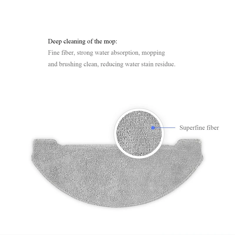 เปลี่ยนล้างทำความสะอาดได้ Mop ผ้า Rags สำหรับ XiaoMi Mijia VIOMI S9เครื่องดูดฝุ่นหุ่นยนต์ Mopping เสื้อผ้าอะไหล่