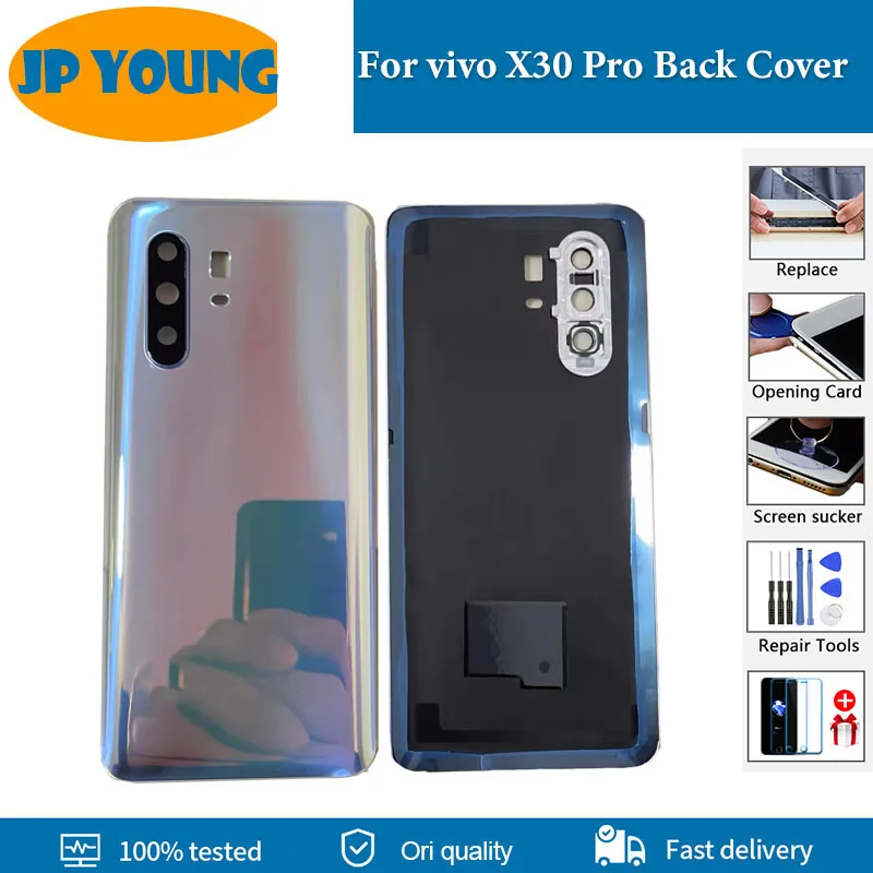 

Original New Back Glass For vivo X30 Pro Back Cover Rear Case Back Housing Door Replacement Parts For vivo X30 Pro Battery Cover