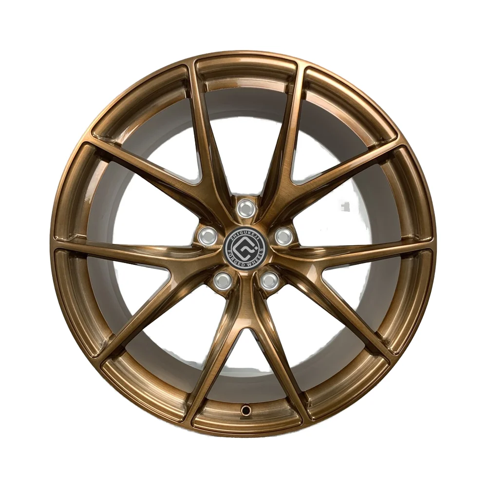 

Custom Forged Lightweight Car Rim 20mm-40mm Width 98mm-100mm PCD Brushed Face Polished Wheel