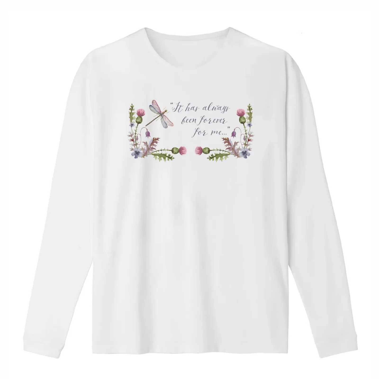 Always Forever Outlander T-Shirt Summer Casual Cotton Tee Oversized Streetwear Tops Vintage Graphic Print Unisex Men Women