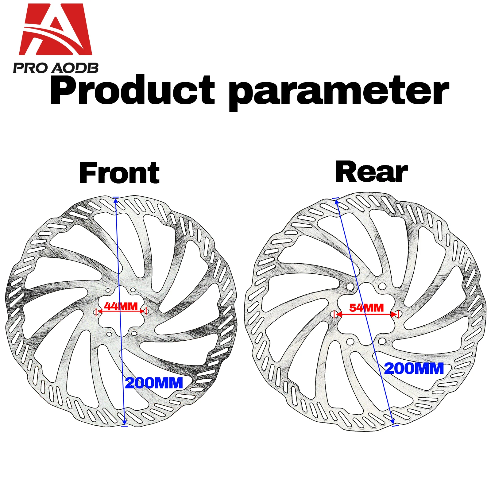 Durable Replacement Front Rear Brake Rotor Brake Disc For Surron Light Bee X S Off Road Electric Motorcycle Universal Mod Parts﻿