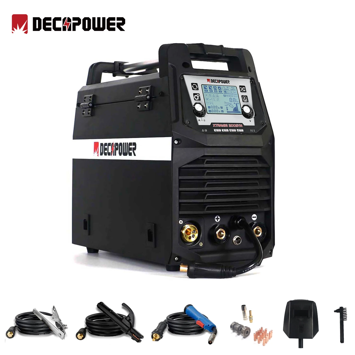 Decapower Semi-automatic 4 IN 1 MMA TIG MAG MIG Welder For Gas and Gasless Welding