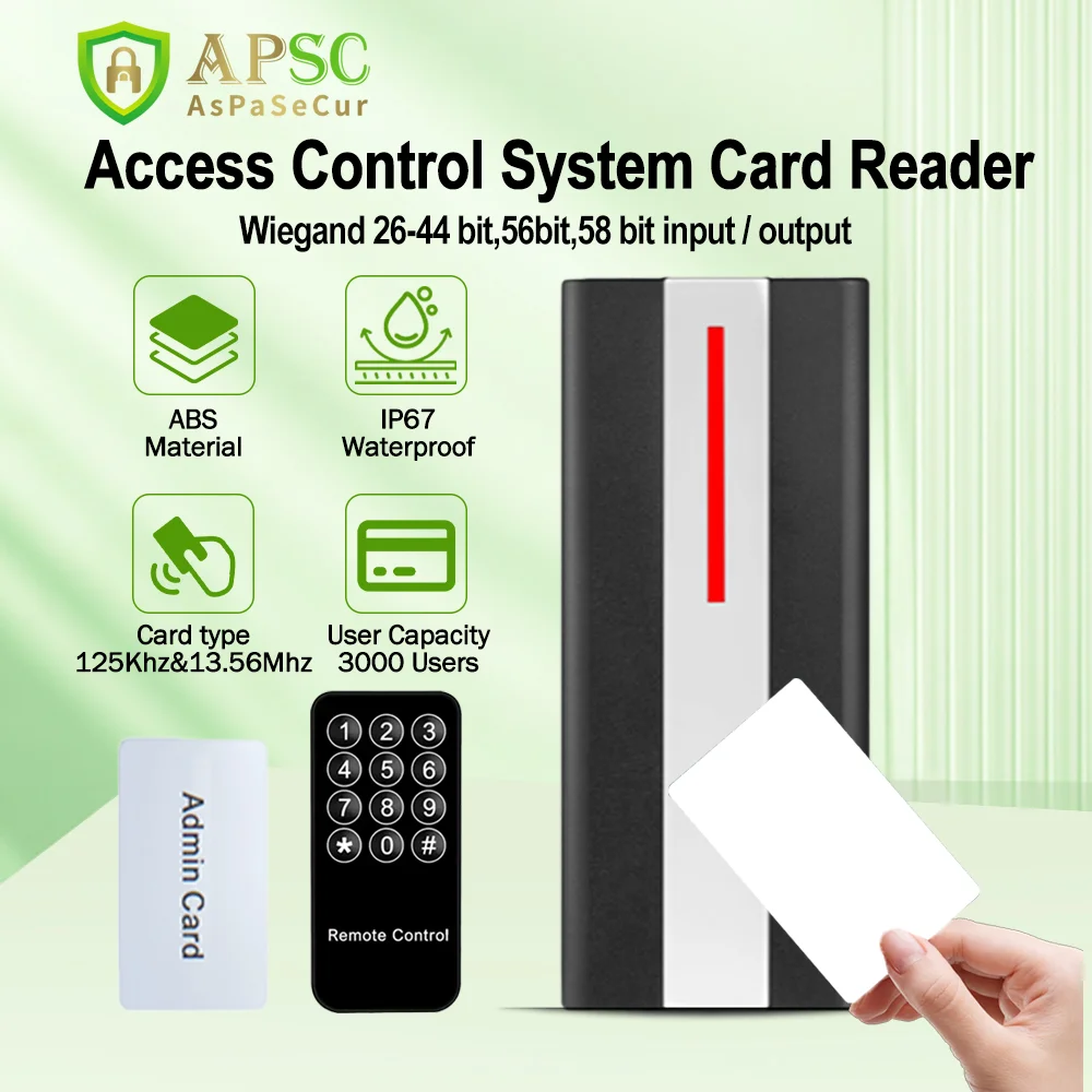 EM M1 قارئ بطاقات RFID الكل في واحد لوحة مفاتيح مستقلة للباب أدخل نظام القفل الإلكتروني لوحة مفاتيح التحكم في الوصول المقاومة للماء