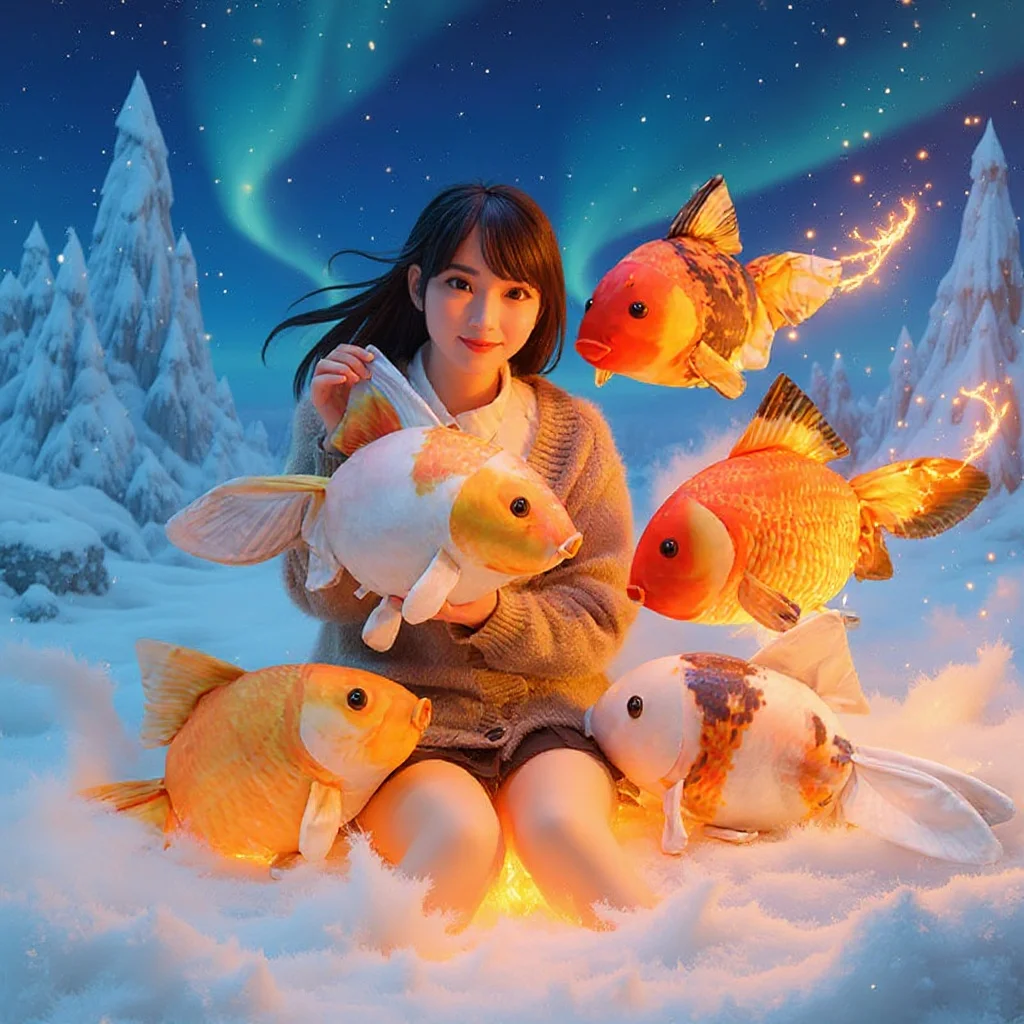 

50cm Goldfish Plush Pillow Stuffed Colorful Fish Cushion Long Bolster Simulation Plushie Sofa Chair Decoration Gift