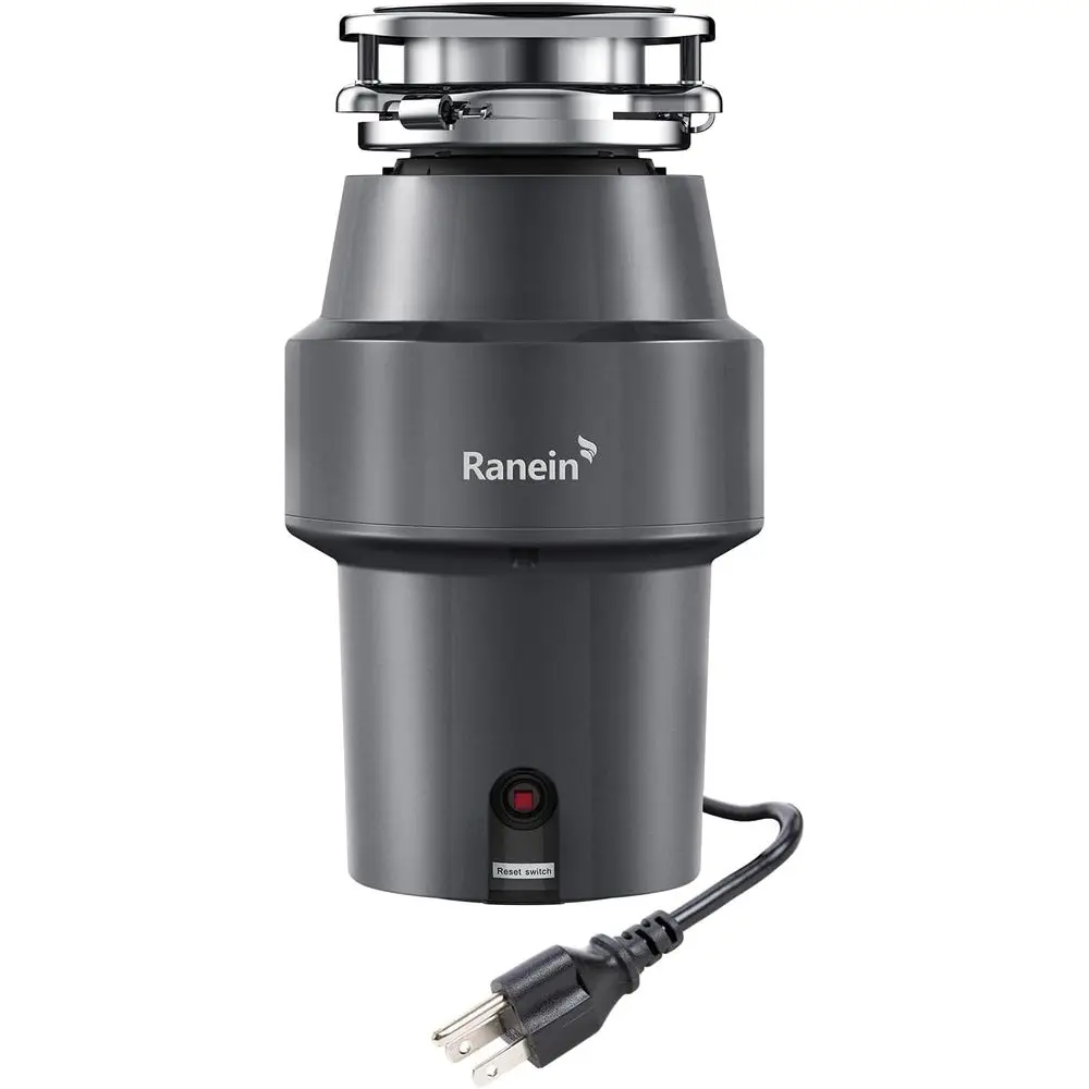 

Измельчитель пищевых отходов 1/2 л.с. с сетевым шнуром, бесшумное измельчение из нержавеющей стали, непрерывная подача, для кухонной раковины, DeepC