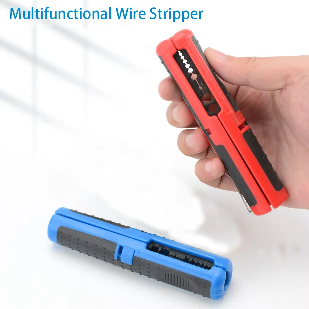 

Multifunctional Cable Wire Stripper Cutter Pliers Hand Tool Hardware Tool Portable Anti-skid Handle Strip pen clip