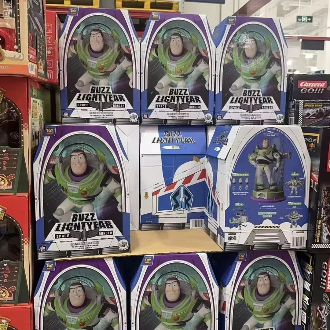 

Disney Toy Story Buzz Lightyear Action Figure 17 Joints Movable Collectible Assembled Model Desk Decor For Movie Fans