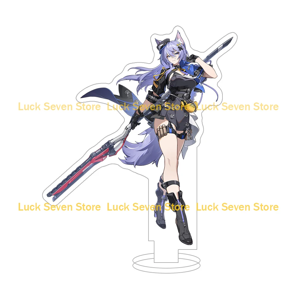 New game ANANTA Alan Mechanika Bansy Dila Taffy Ringo Aileen Lykaia Acrylic stand anime Toy desk ornament holiday gift view 4