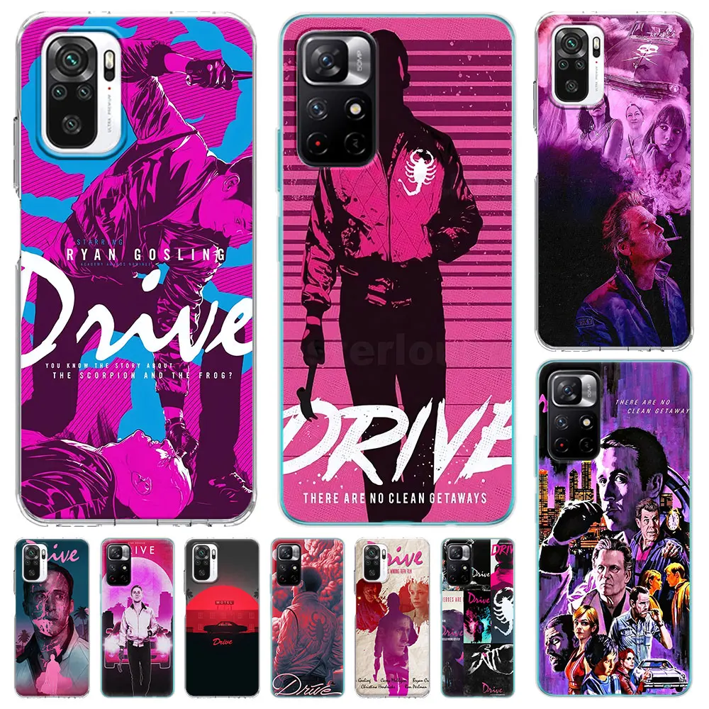 Movie Drive Ryan Gosling Art Bumper for Xiaomi Redmi 9 12 6 9A 9i 10 6A 9T 9C 10A 10C 12C 7 7A 8 S2 8A TPU Soft Phone Case Cover