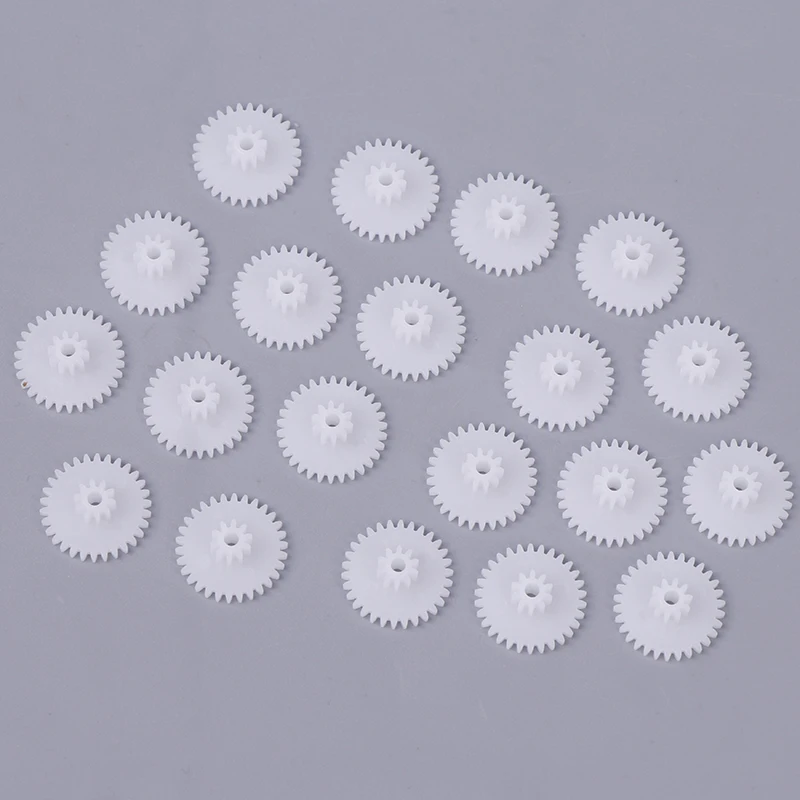 Juego de engranajes de plástico de 20, 30 dientes, ideal para coche RC y modelo de bricolaje de motor de robot, modelo de pieza de repuesto 30102B