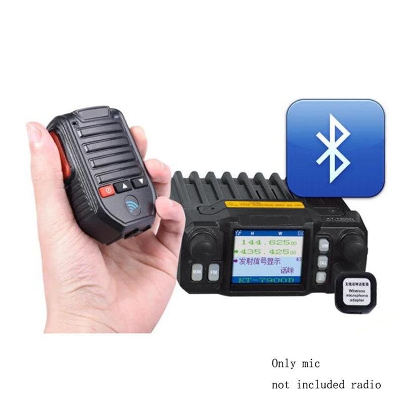 BT-89 Bluetooth Wireless Handheld Microphone Speaker 8 Pin BT89 For QYT KT-8900,KT-8900R Car Mobile Radio US Plug Easy To Use