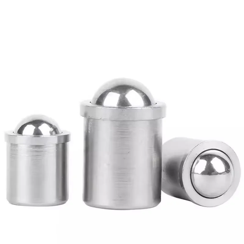 20pcs Ball Head Plunger Press-Fit C-PFSSN C-PFSSR 4/5/6/8/10-10P/20P 304 Stainless Steel Spring Plunger for Locating Positioning