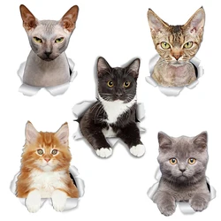 M459 Breakout Siamese Cat Wall Stickers For Fridge Toilet Diary Stationery Album Flakes Scrapbooking