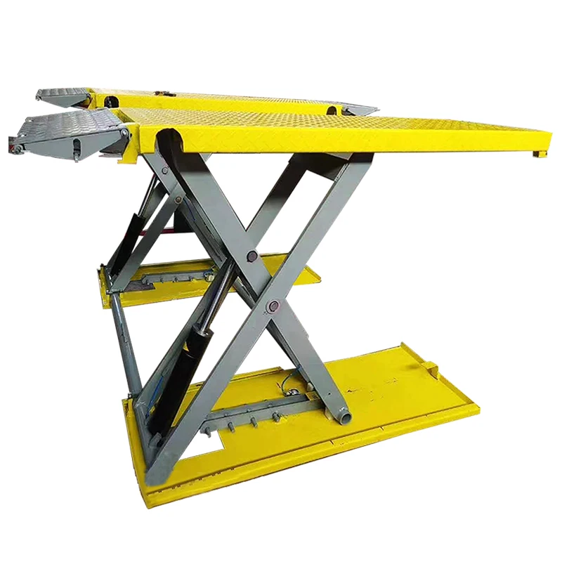 Best Price Custom Portable Auto Repair Mid Rise Double Cylinder Hydraulic Scissor Car Lift 4000kg Capacity Two-Post 4S Home